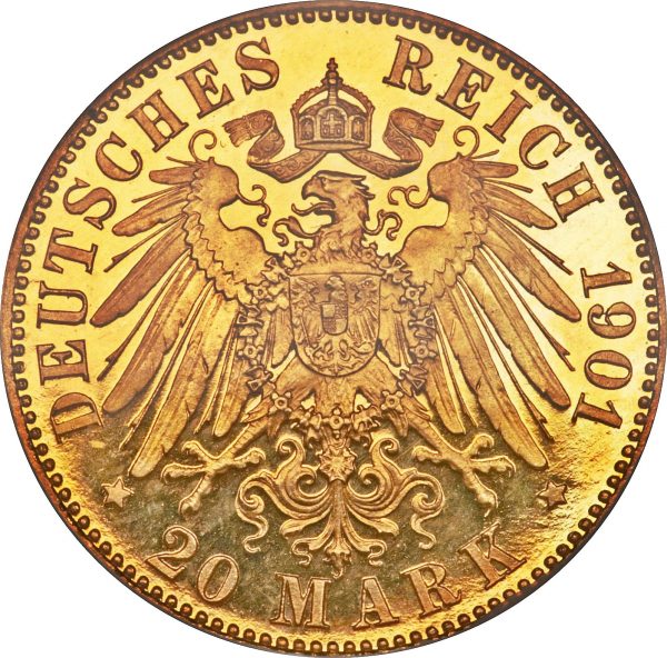 20 Mark Or Friedrich Franz IV 1901