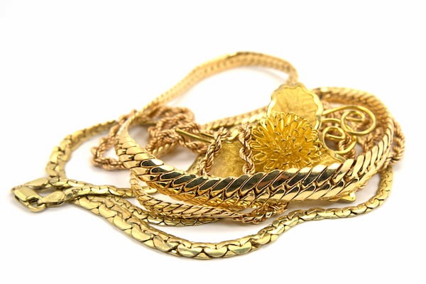 pack of golden necklace
