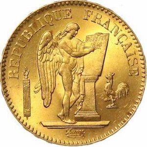 Pièce 20 Francs Or Génie 1848 et 1849 Recto