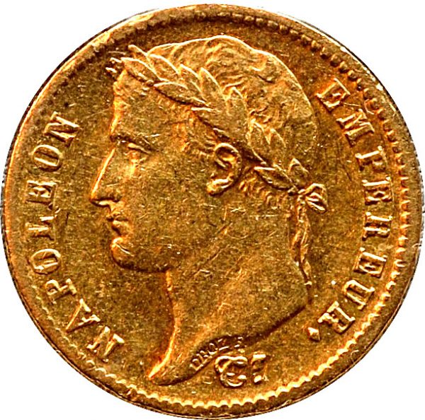Pièce 20 Francs Or Napoléon Empereur