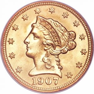 Piece 2,5 Dollars Or Liberty 1840 à 1907