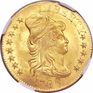 Pièce 5 Dollars Or Liberty 1795 à 1807 Recto