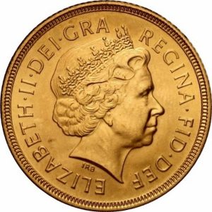 Pièce Or Souverain Elizabeth II depuis 1998 - 4ème Effigie Piece d'Or Britannique