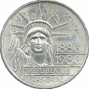 Pièce 100 Francs Liberté 1986 Recto