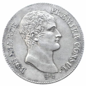Pièce 5 Francs Bonaparte 1er Consul Recto