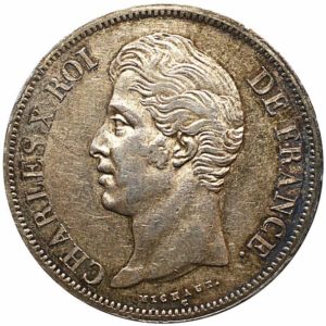 Pièce 5 Francs Charles X 1830 Recto