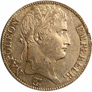 Pièce 5 Francs Napoléon 1807 et 1808 Recto
