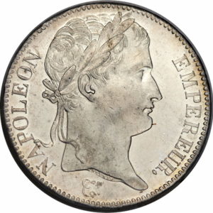 Pièce 5 Francs Napoléon 1815 Recto