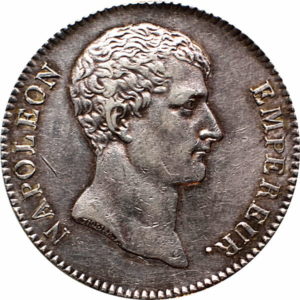 Pièce 5 Francs Napoléon Empereur An12 Recto