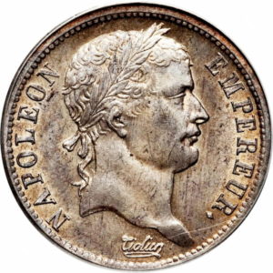 Pièce 2 Francs Napoléon Lauré 1809 à 1814 Recto