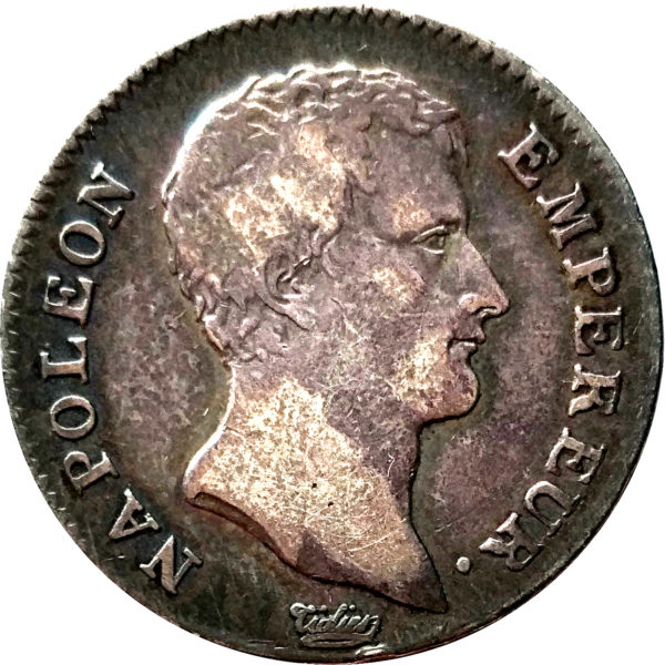 Pièce 1 Franc Napoléon 1806 et 1807 - Recto
