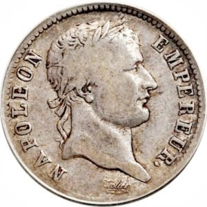 Pièce 1 Franc Napoléon 1807 et 1808 recto