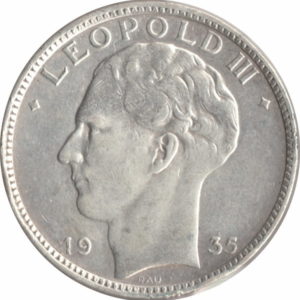 Pièce 20 BEF - Leopold III Recto