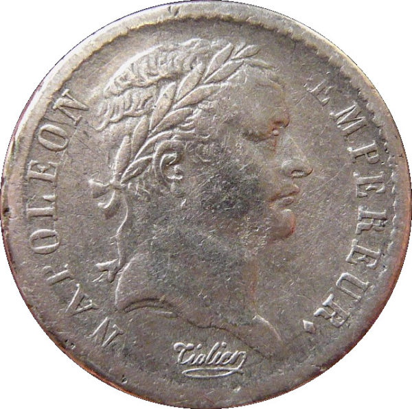 Pièce Demi Franc Napoléon 1807 et 1808 recto
