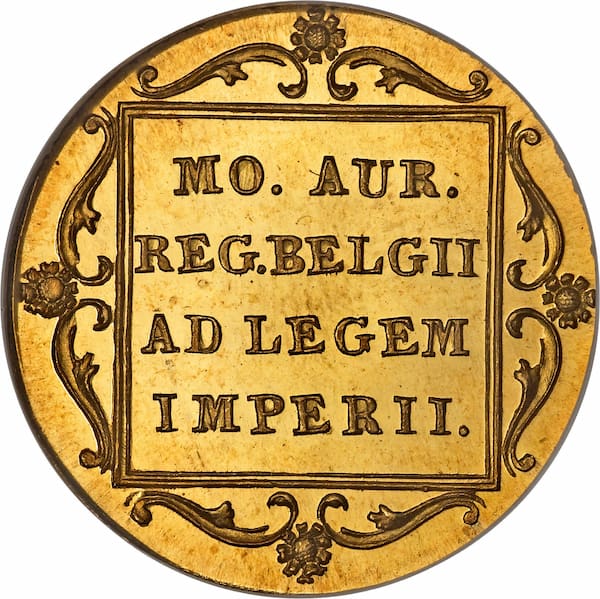 Pièce 1 Ducat Or 1849 à 1885 Verso