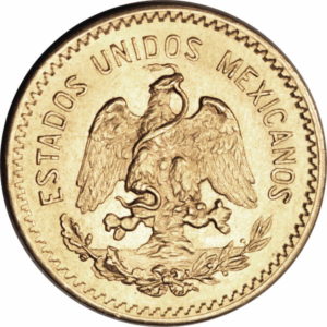 Pièce 10 Pesos Or 1905 à 1959 Recto