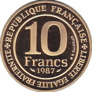 Pièce 10 Francs Or Millénaire Capétien