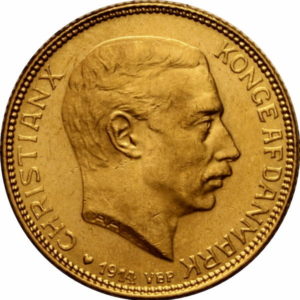 Pièce 20 Kroner Or 1913 à 1931