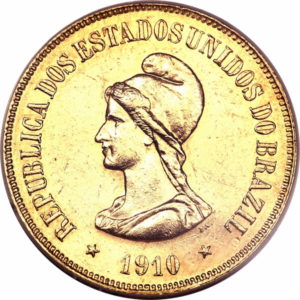 Pièce 20000 Reis Or 1889 à 1922