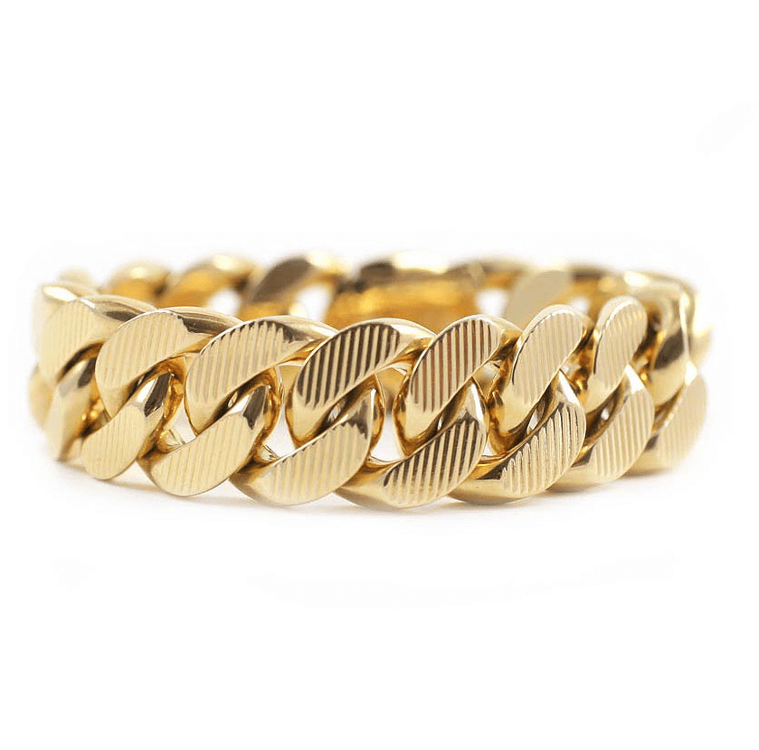 Cartier, Paris Gold Curb-Link Bracelet - Primavera Gallery