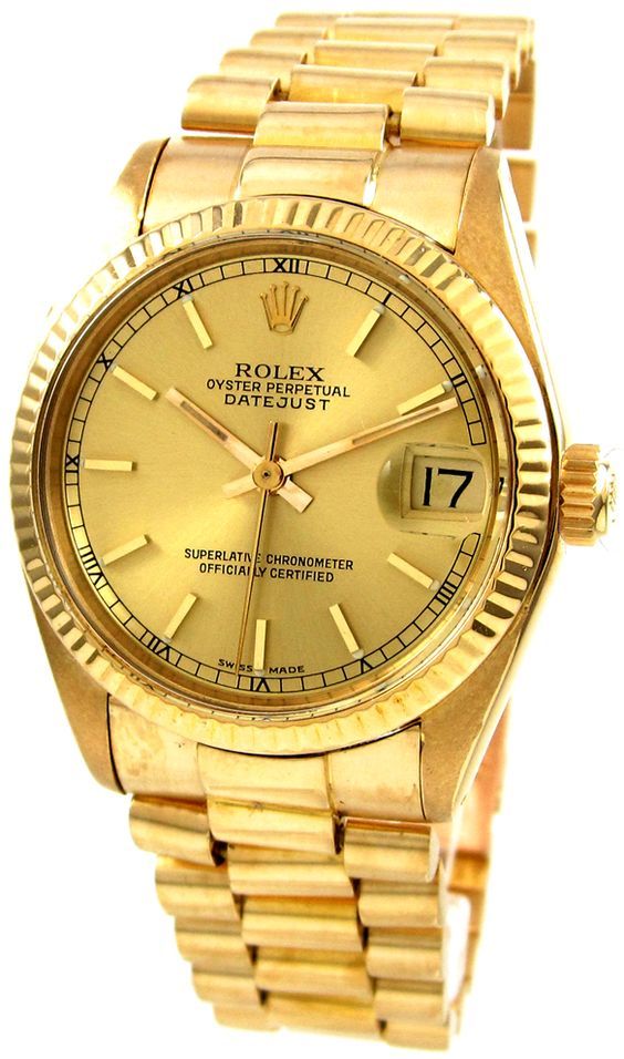 Rolex Oyster Presidential Date Just 6827 Gold with Roman numerals_.jpeg
