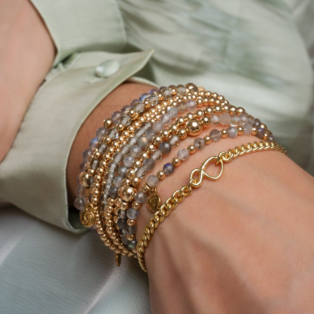 Curb Chain armband Goud _ SparkLinks – 20cm Curb Chain armband Goud _ SparkLinks - 20cm