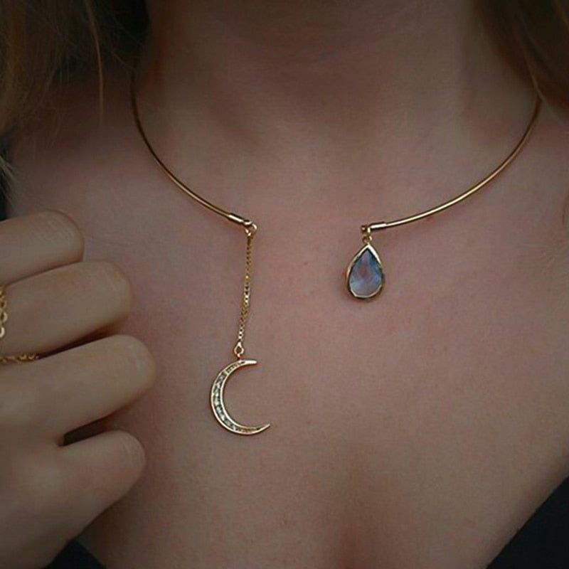 Moonlit Rain Fairycore Cottagecore Choker