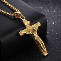4_4$ #Stainless steel Jesus cross pendant.jpeg