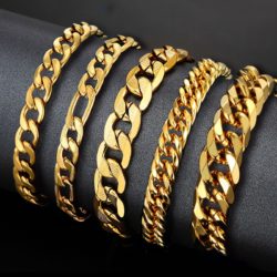 Bracelets-maillons-cubains-pour-hommes-et-femmes-bijoux-Hip-Hop-couleur-or-en-acier-inoxydable-livraison