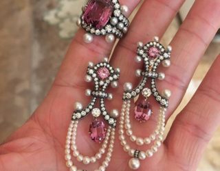 Spinels, Natural Pearls and Diamonds, by Nadia…